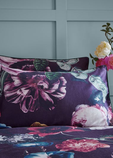 Paoletti Cordelia Floral 100% Cotton Duvet Cover Set