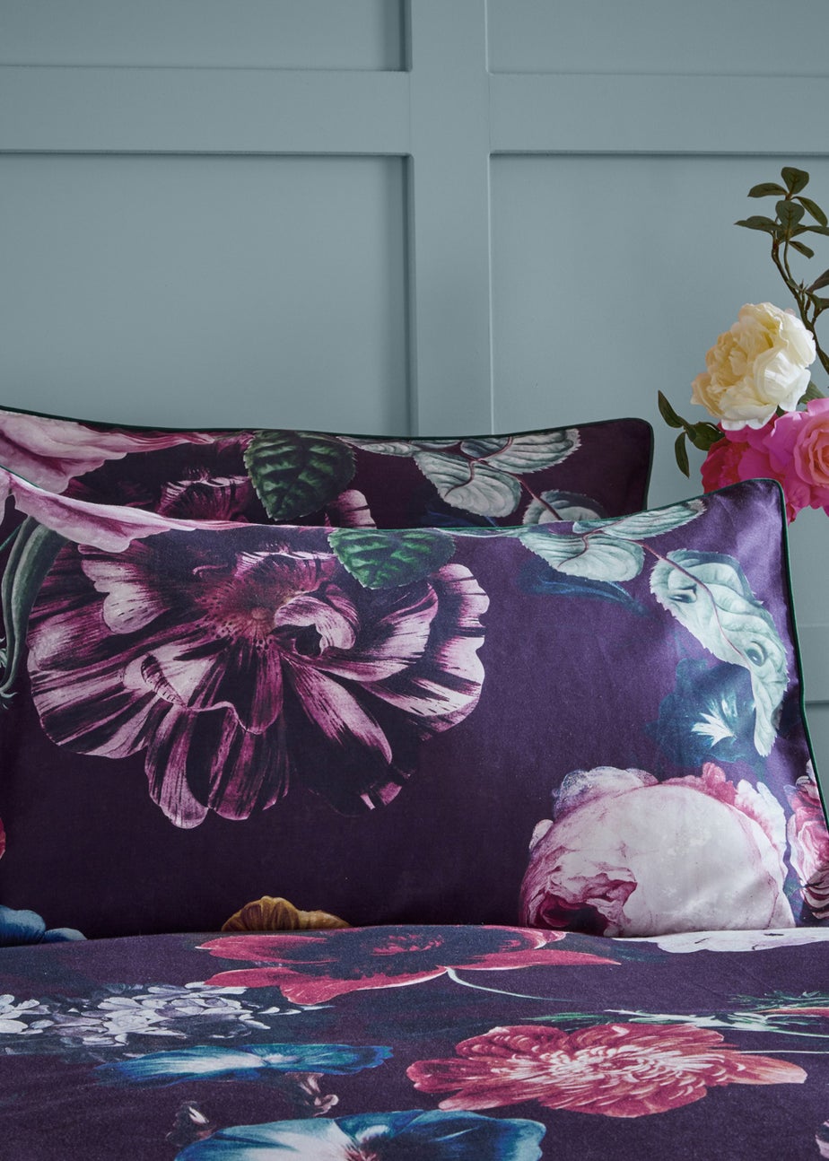 Paoletti Cordelia Floral 100% Cotton Duvet Cover Set