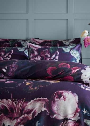 Paoletti Cordelia Floral 100% Cotton Duvet Cover Set