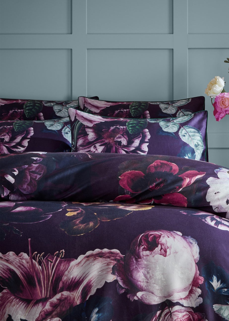 Paoletti Cordelia Floral 100% Cotton Duvet Cover Set