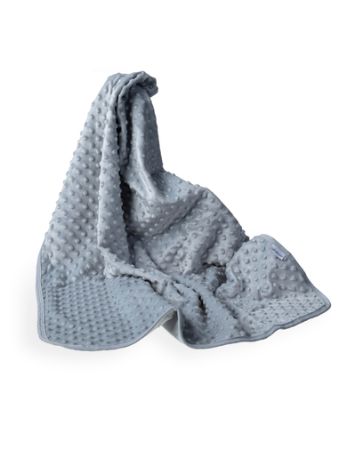 Clair de Lune Grey Dimple Baby Blanket
