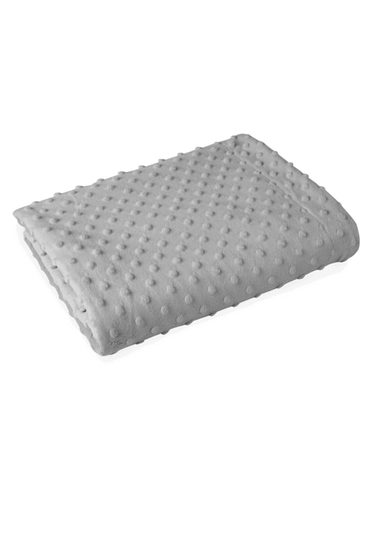 Clair de Lune Grey Dimple Baby Blanket