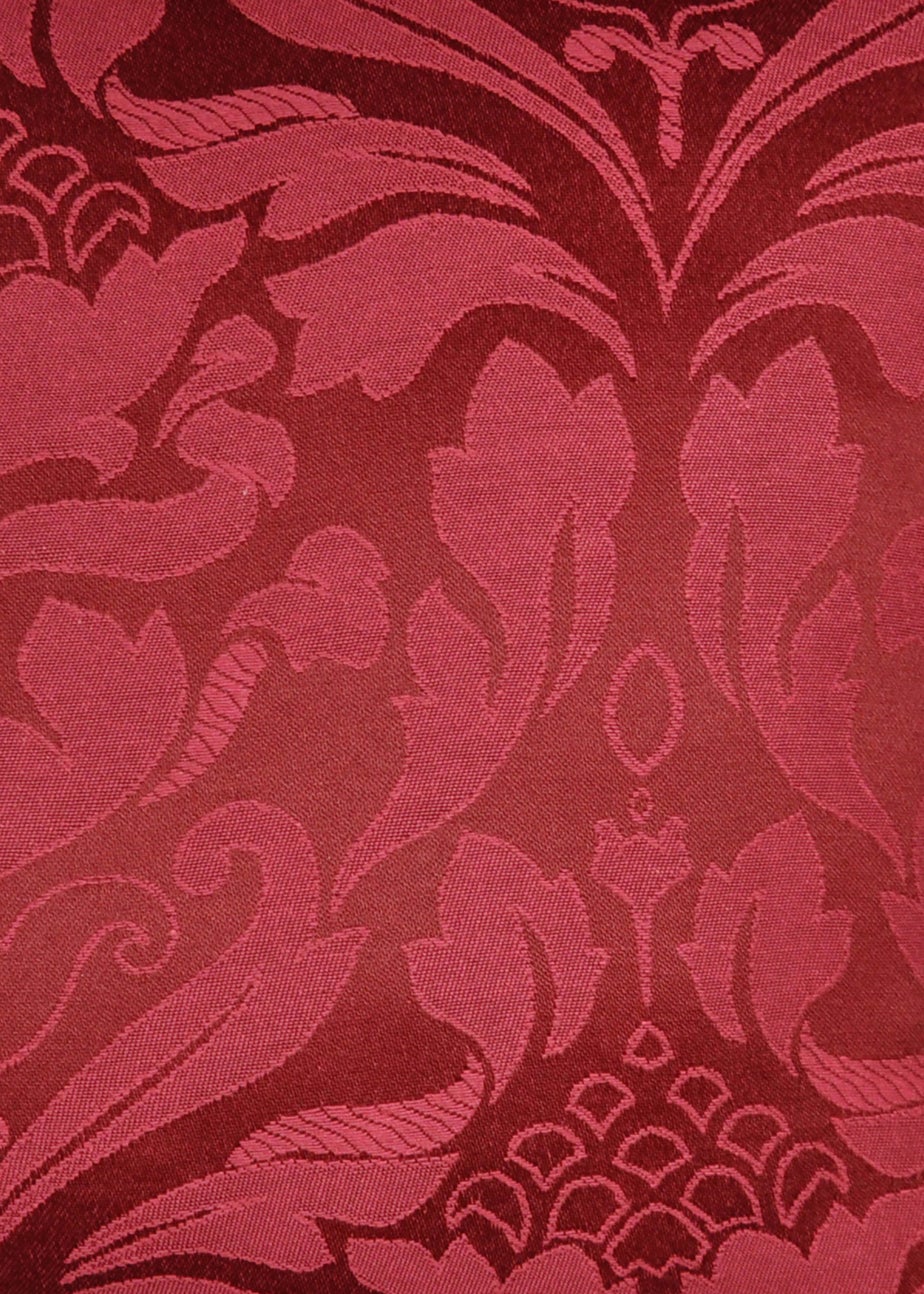 Fusion Eastbourne Jacquard Burgundy Pencil Pleat Curtains
