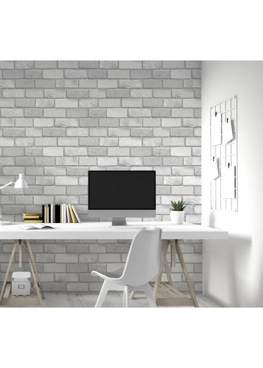 Arthouse Diamond Brick Wallpaper