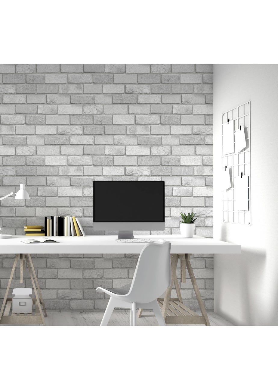 Arthouse Diamond Brick Wallpaper