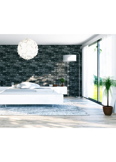 Arthouse Metallic Brick Wallpaper