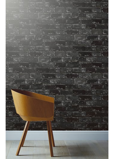 Arthouse Metallic Brick Wallpaper
