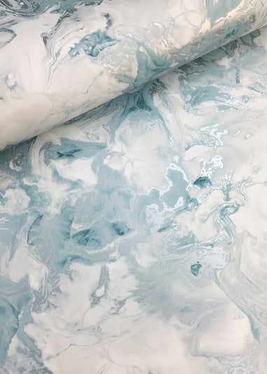 Muriva Elixir Marble Teal Wallpaper
