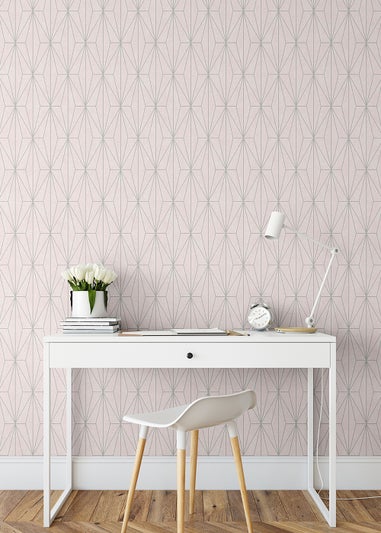 Muriva Darcy James Aspen Geo Wallpaper