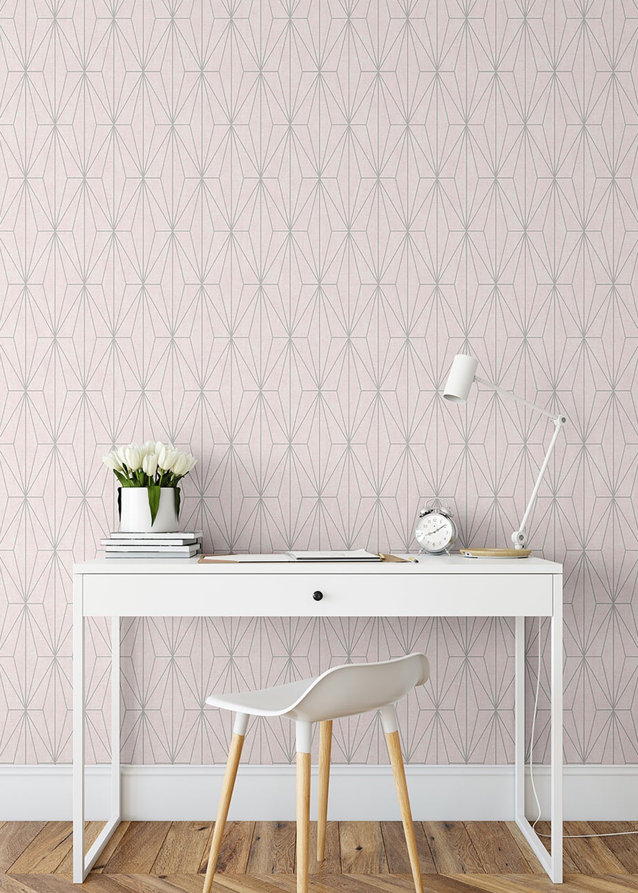 Muriva Darcy James Aspen Geo Wallpaper