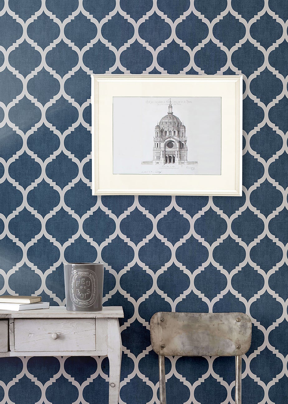 Muriva Darcy James Zara Trellis Wallpaper