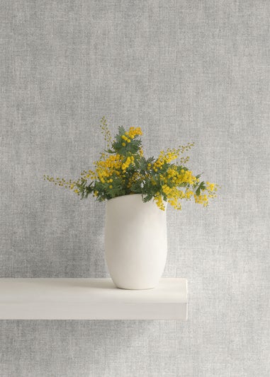 Muriva Darcy James Linen Texture Wallpaper