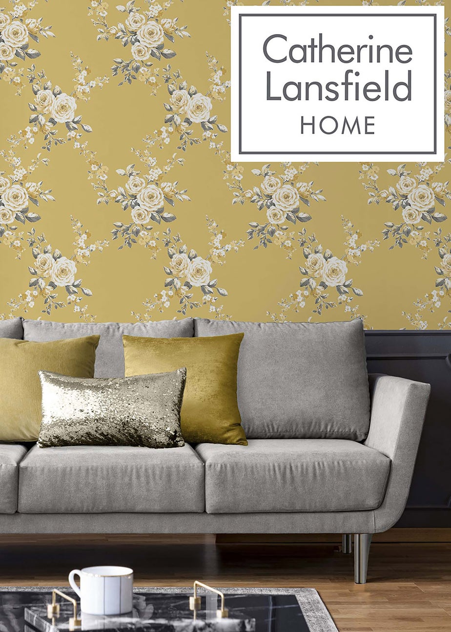 Catherine Lansfield Canterbury Floral Wallpaper