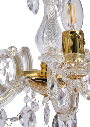 Inlight Charlotte 5 Light Chandelier (145cm x 45cm x 45cm)