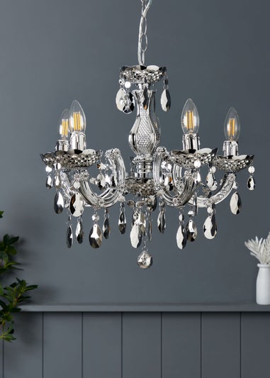 Inlight Charlotte 5 Light Chandelier (145cm x 45cm x 45cm)