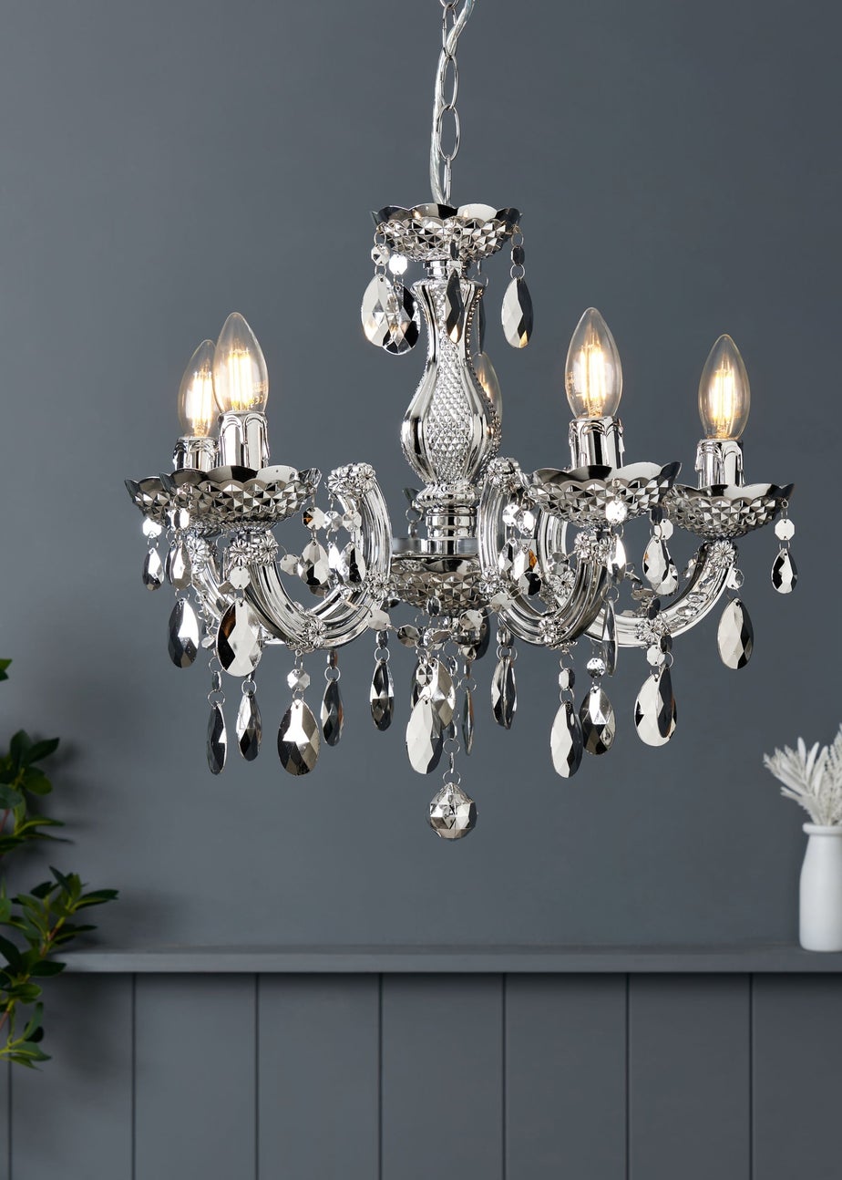 Inlight Charlotte 5 Light Chandelier (145cm x 45cm x 45cm)