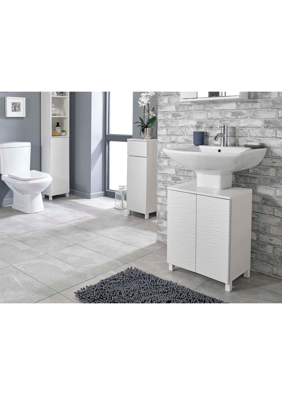 Typhoon Otto Square White Utensil Pot