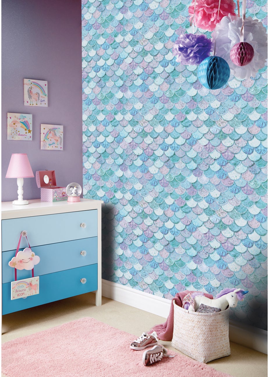 Arthouse Mermazing Scales Wallpaper