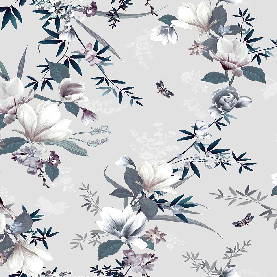 Muriva Lipsy Lotus Wallpaper