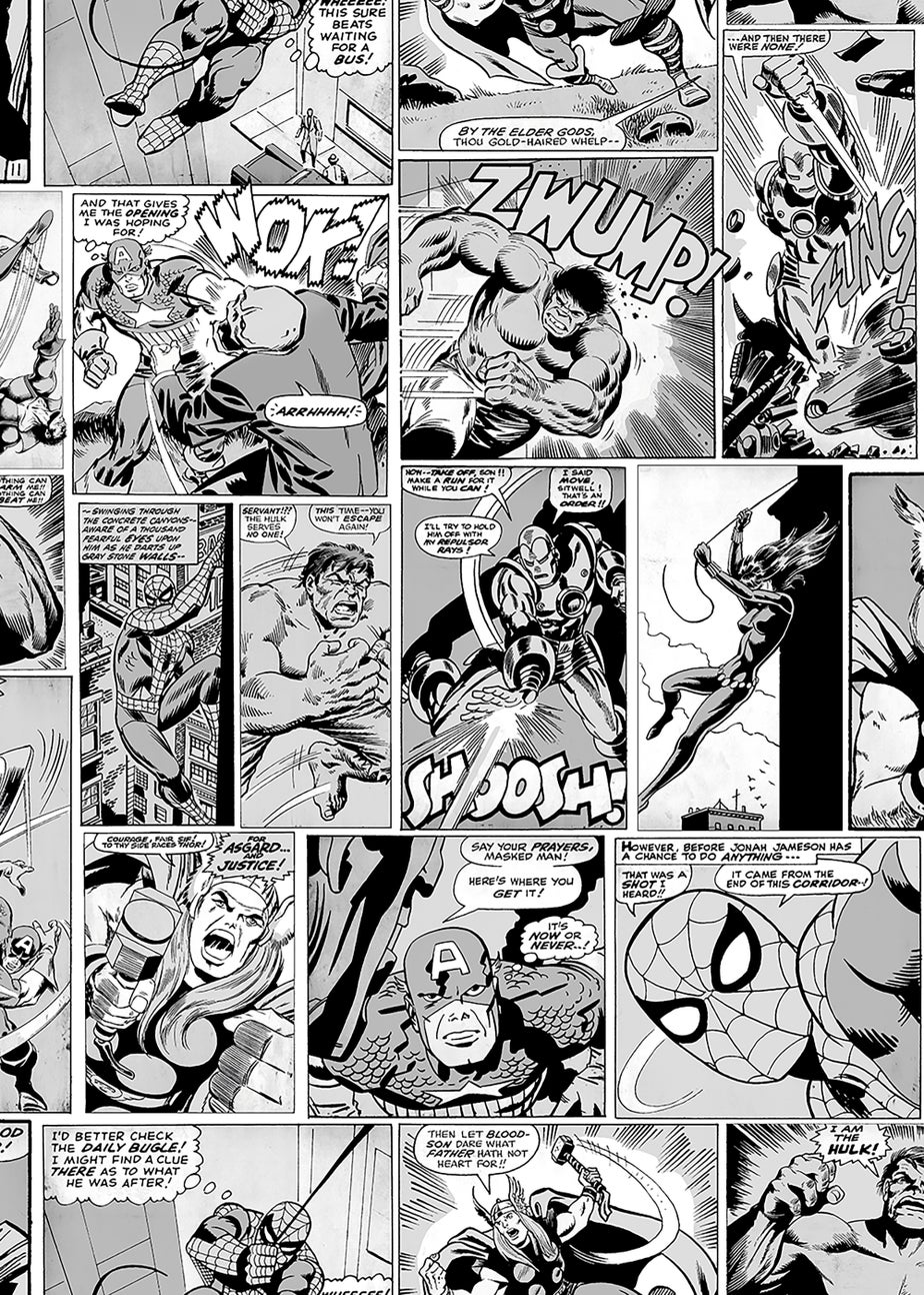 Marvel Comic Strip Wallpaper