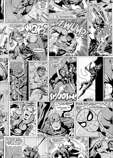 Marvel Comic Strip Wallpaper