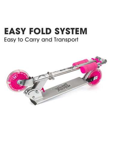 Xootz Folding Scooter LED Wheels