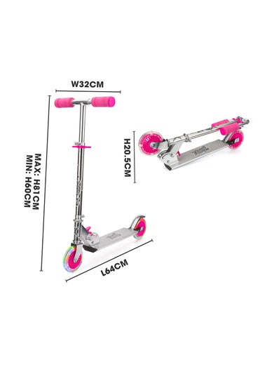 Xootz Folding Scooter LED Wheels