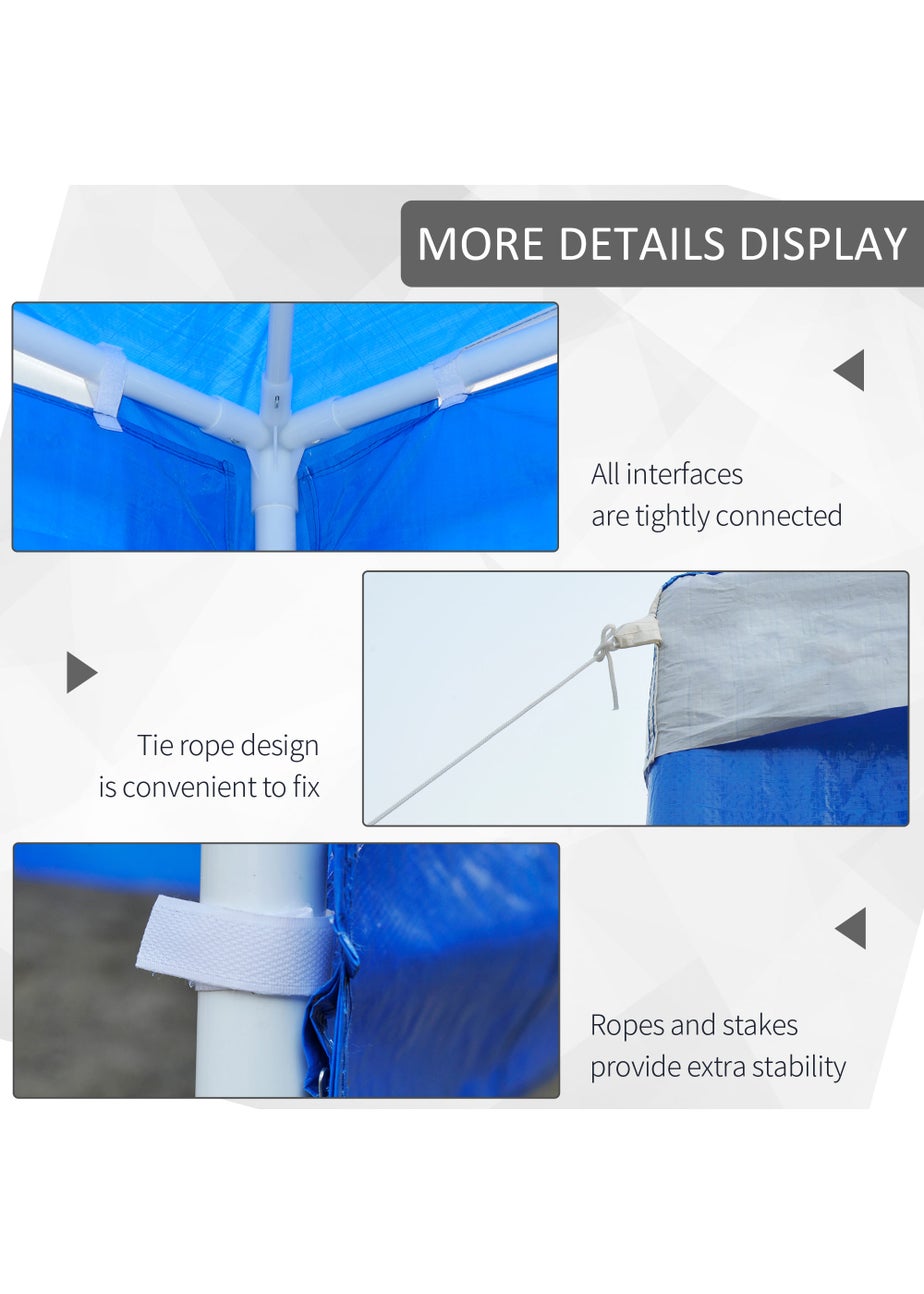 Outsunny 3 x 4 m Garden Gazebo Marquee Party Tent