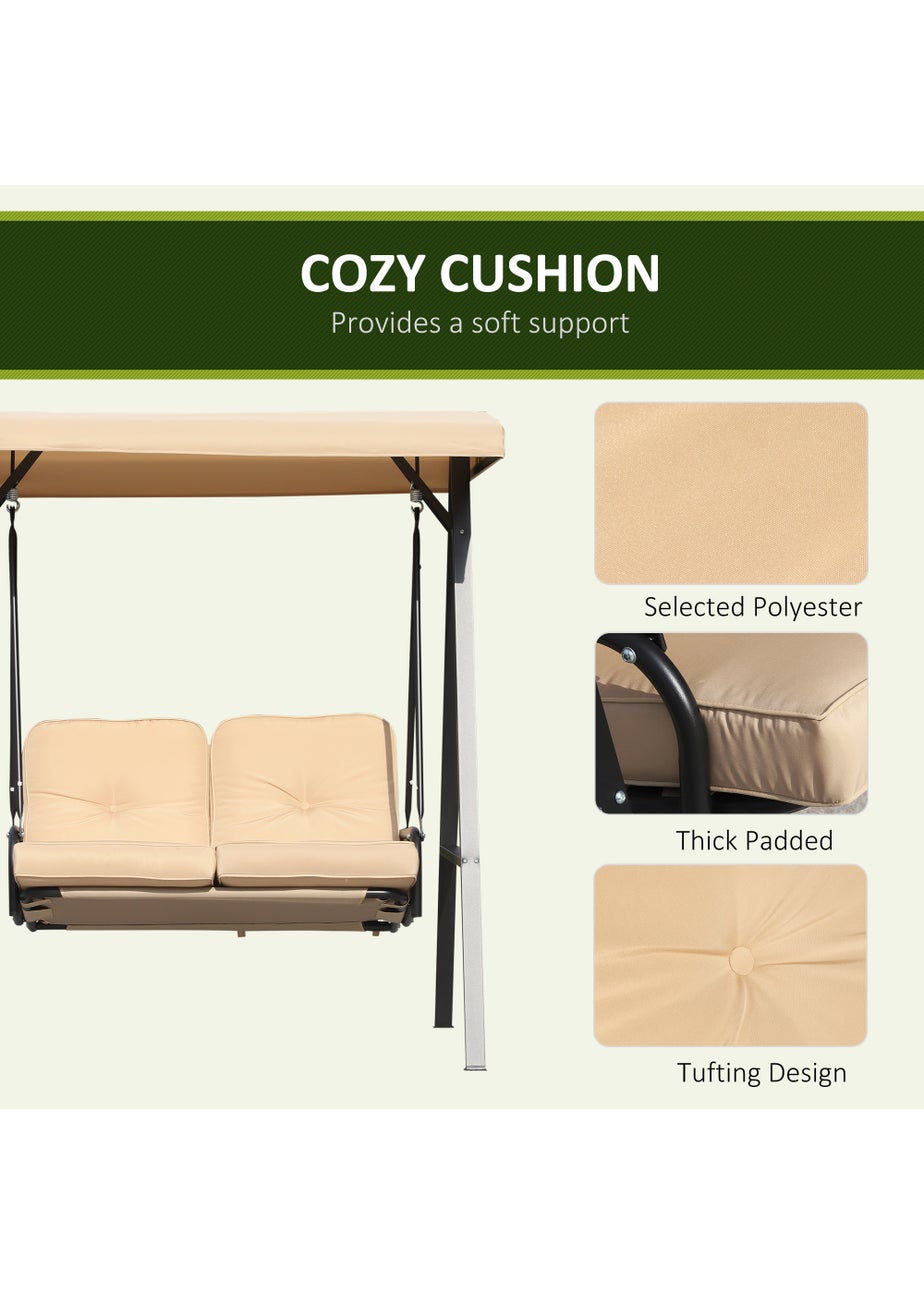 Outsunny 2 Seater Garden Swing Chair