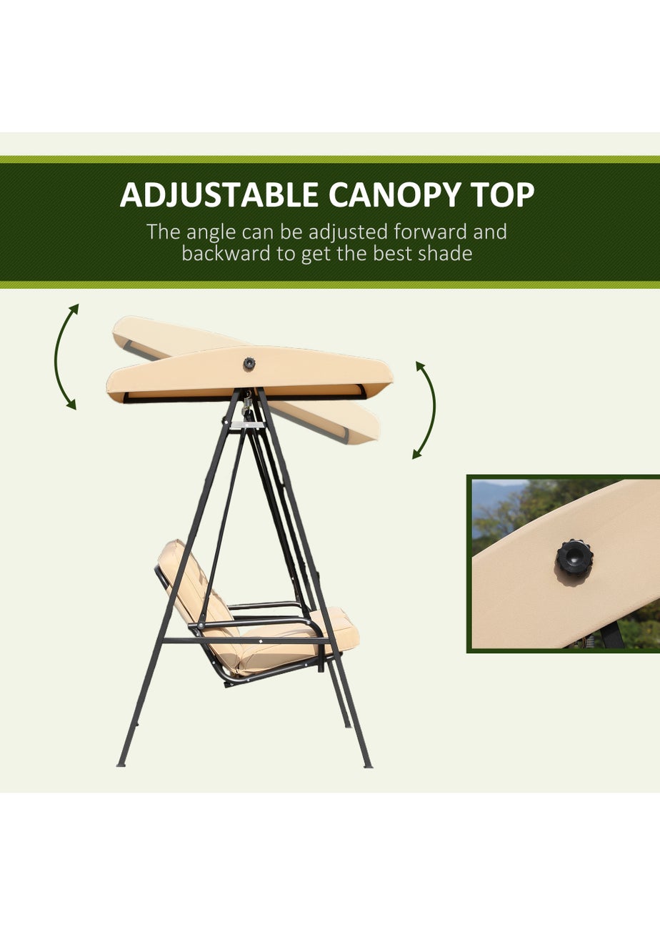 Outsunny 2 Seater Garden Swing Chair