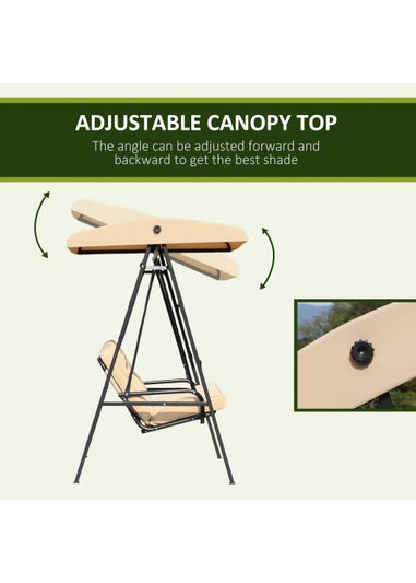 Outsunny 2 Seater Garden Swing Chair