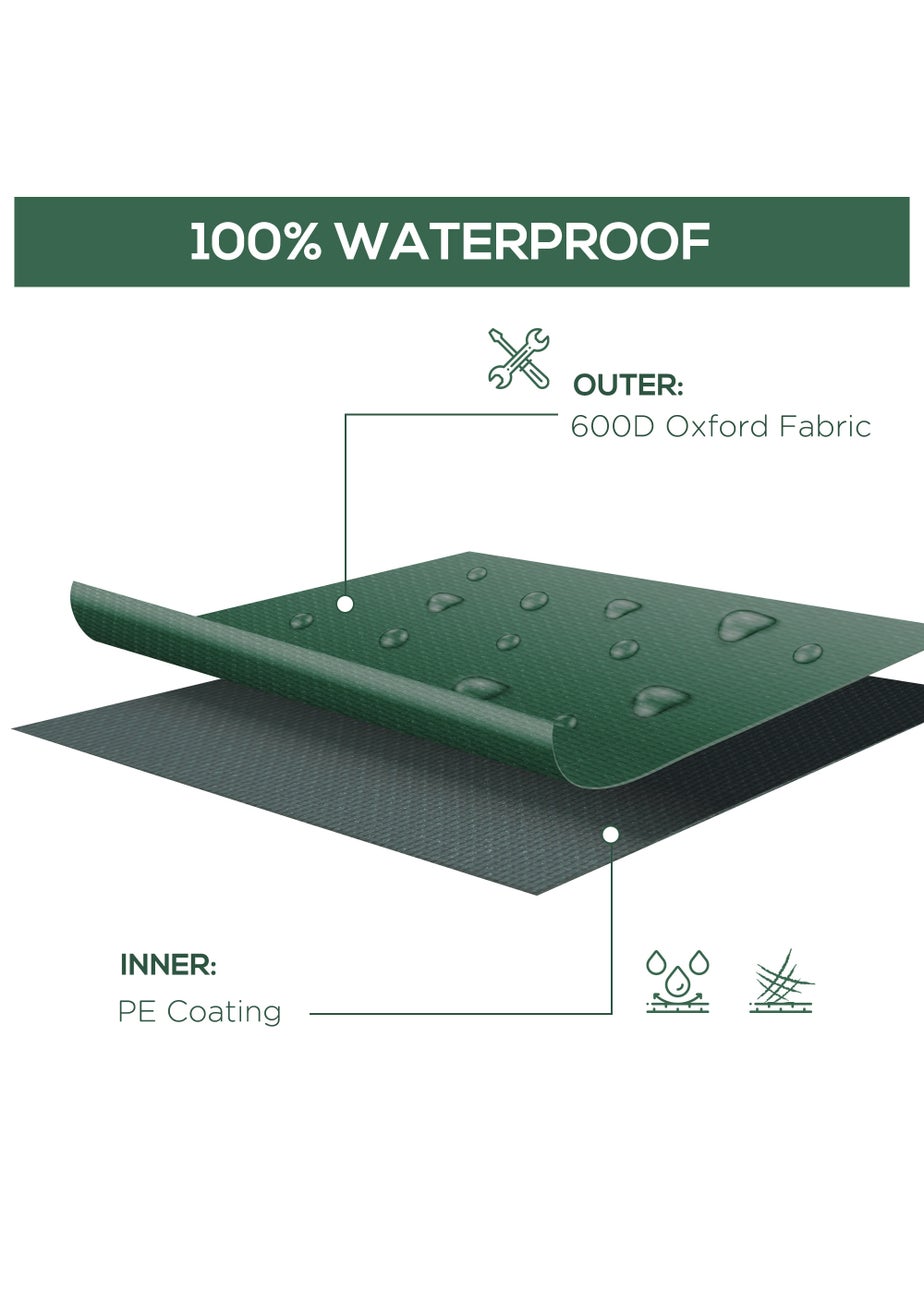Outsunny 600D Oxford Patio Set Cover Outdoor Garden Rattan Furniture Protection Cover Protector