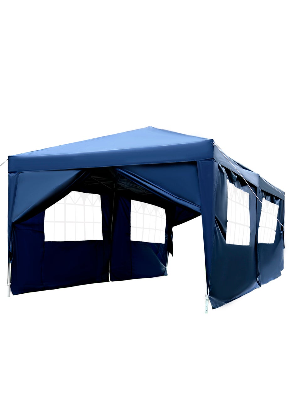 Outsunny 3x6m Garden Pop Up Gazebo Wedding Tent