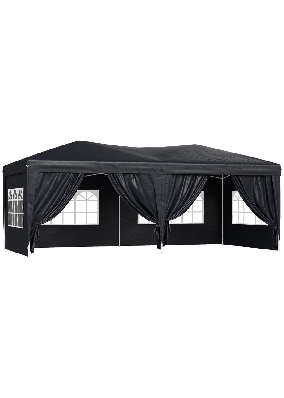 Outsunny Pop Up Garden Gazebo (3m x 6m)