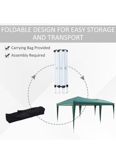 Outsunny Pop Up Garden Gazebo (3m x 6m)