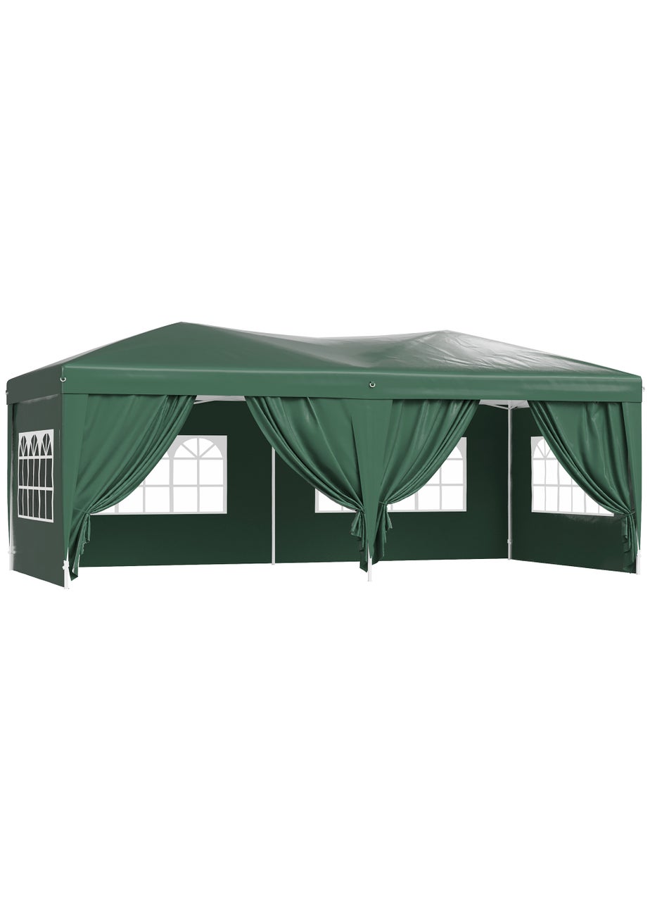 Outsunny Pop Up Garden Gazebo (3m x 6m)