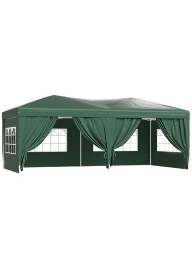 Outsunny Pop Up Garden Gazebo (3m x 6m)