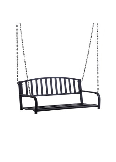 Outsunny 2 Seater Outdoor Swing Bench (127cm x 60cm x 53cm)