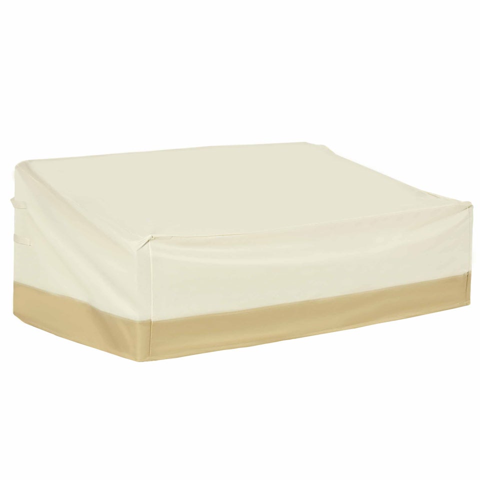 Outsunny 600D Oxford Cloth Furniture Cover 3 Seat Rattan Chair Protector Waterproof L152 x W87 x H58-79cm