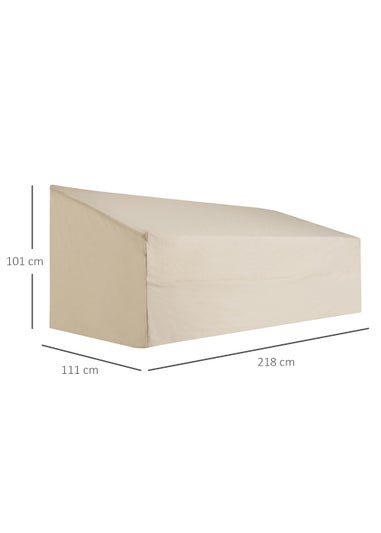 Outsunny Waterproof Outdoor Furniture Cover for Three Seater Sofa (218cm x 111cm x 101cm)