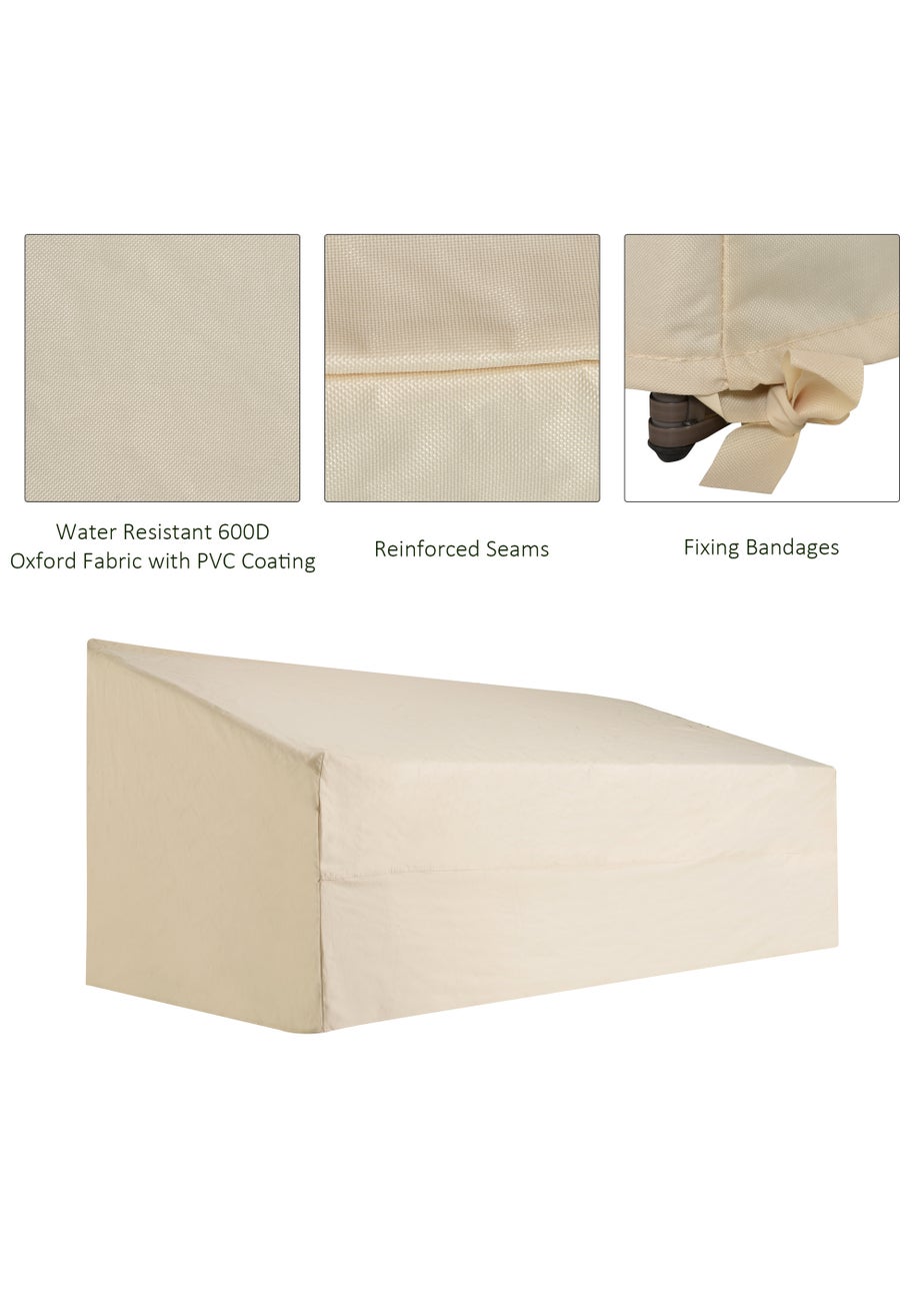 Outsunny Waterproof Outdoor Furniture Cover for Three Seater Sofa (218cm x 111cm x 101cm)