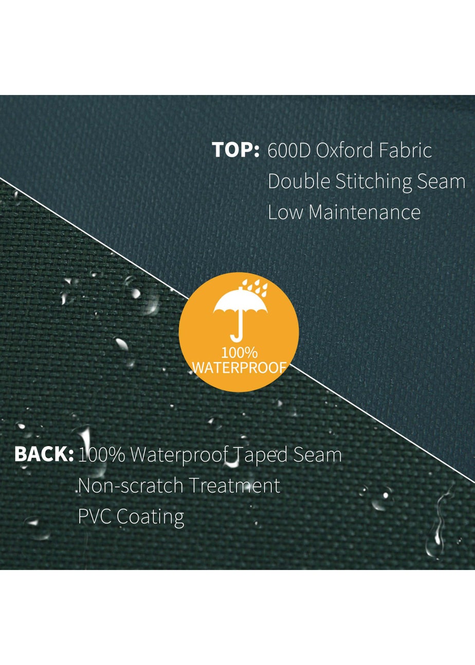 Outsunny Round Outdoor Furniture Set Cover (193cm x 80cm)