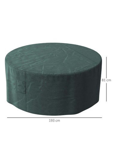 Outsunny Round Outdoor Furniture Set Cover (193cm x 80cm)