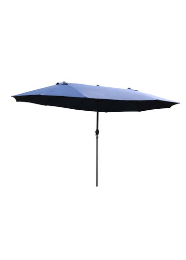 Outsunny Double-Sided Garden Parasol (4.6m) - NO BASE