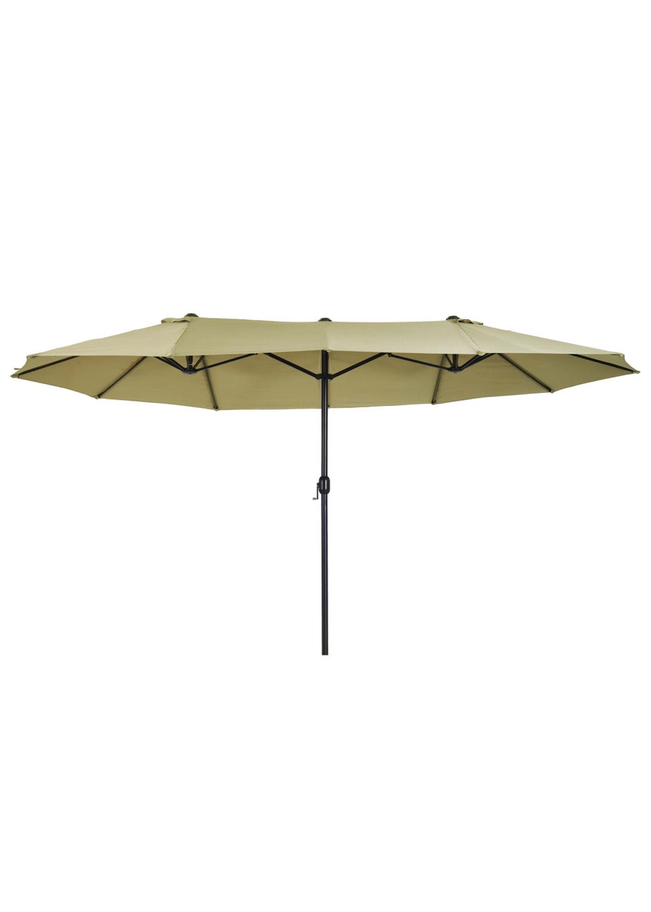 Outsunny Double-Sided Garden Parasol (4.6m) - NO BASE