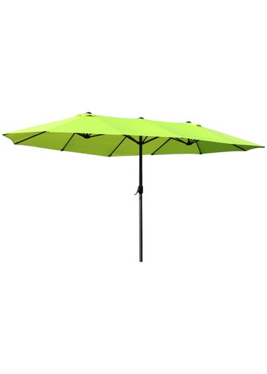 Outsunny Double-Sided Garden Parasol (4.6m) - NO BASE