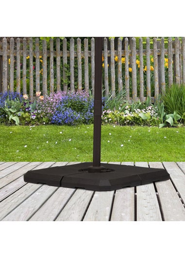 Outsunny 4 PCs Cantilever Parasols Base (Up to 120kg)