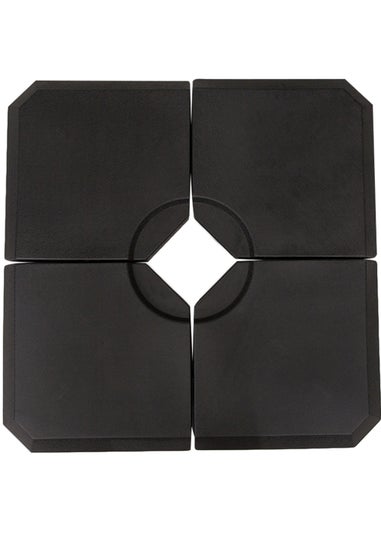 Outsunny 4 PCs Cantilever Parasols Base (Up to 120kg)