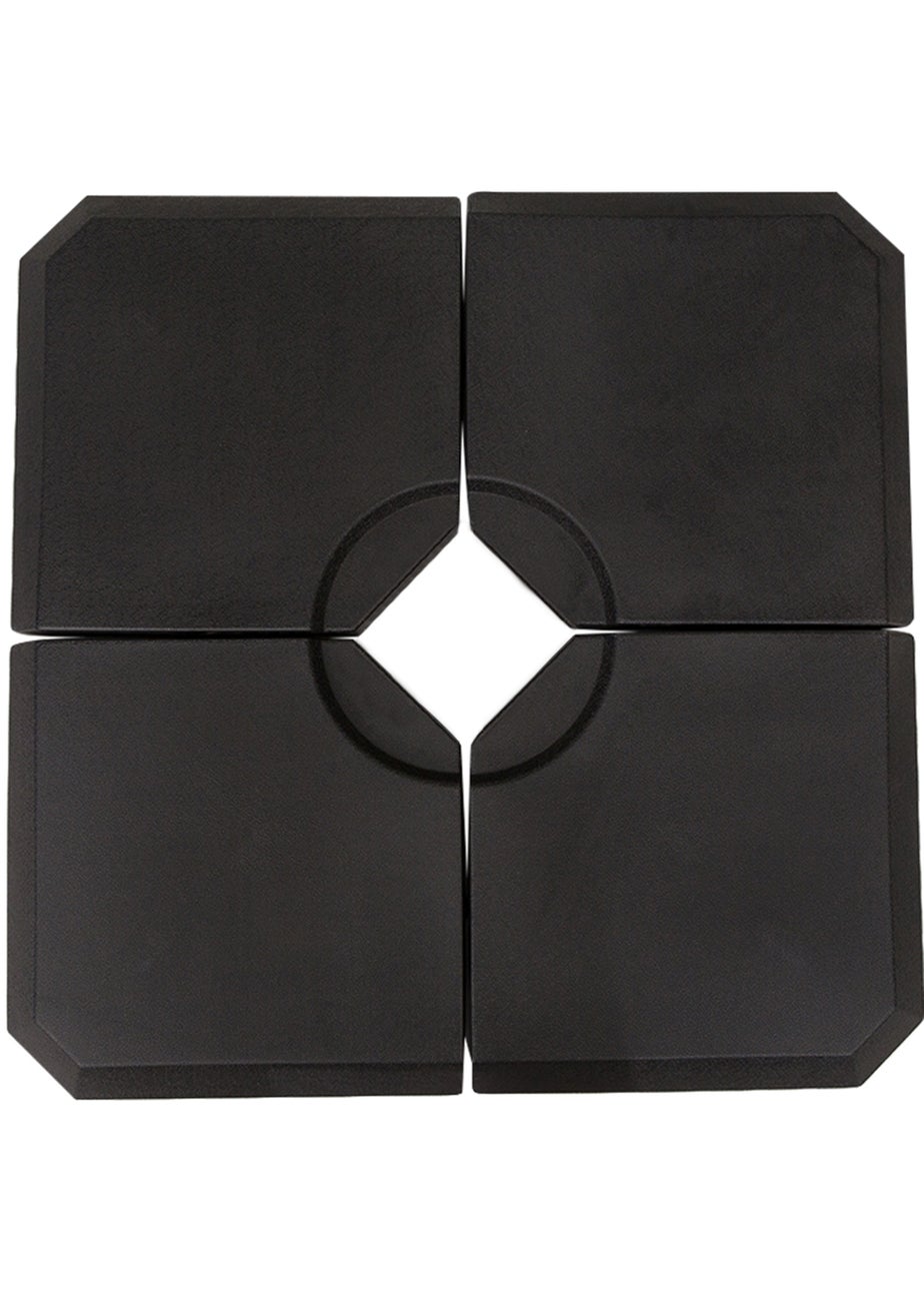 Outsunny 4 PCs Cantilever Parasols Base (Up to 120kg)