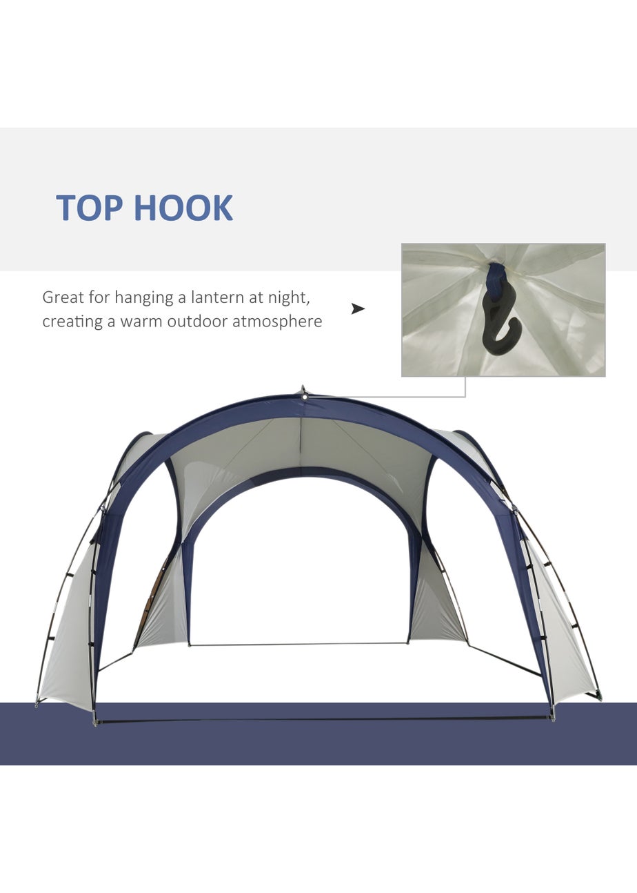 Outsunny Camping Gazebo Dome Tent  (3.5 x 3.5M)